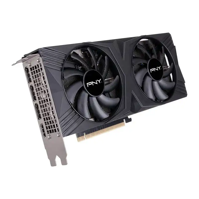 PNY Geforce RTX 4070 SUPER 12GB - VERTO Overclocked Dual Fan Edition - carte graphique - GeForce... (VCG4070S12DFXPB1-O)_1